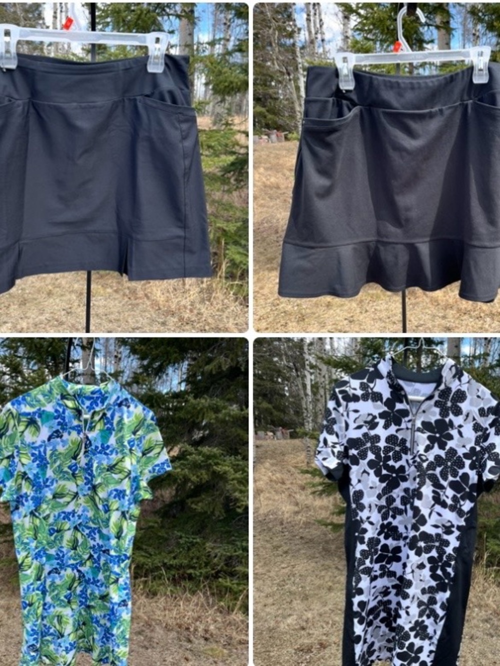 L Tail Bundle 2 dresses, 2 skorts